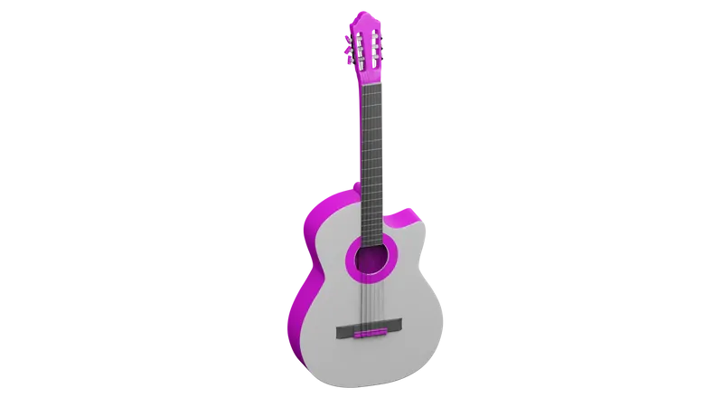 Guitar 3D Icon