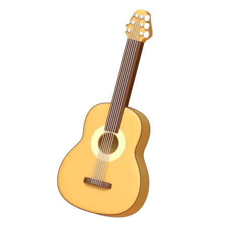 Guitar 3 D Music Instrument Icon 3D Icon