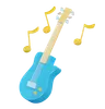 Guitar And Music Note