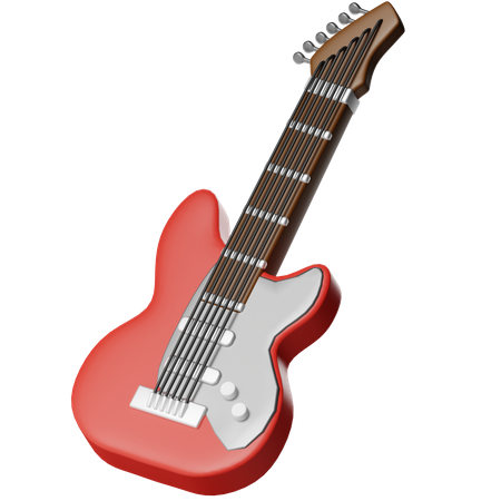 Guitar Electric  3D Icon