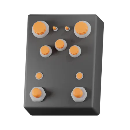 Guitar Pedal  3D Icon