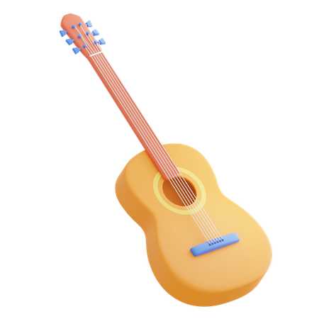 Guitare  3D Icon