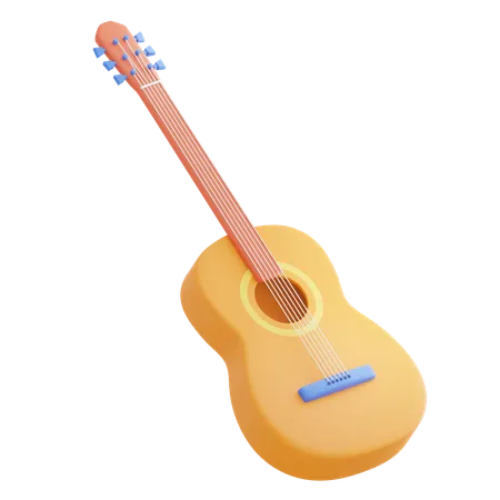 Guitare  3D Icon