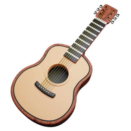 Guitare  3D Icon