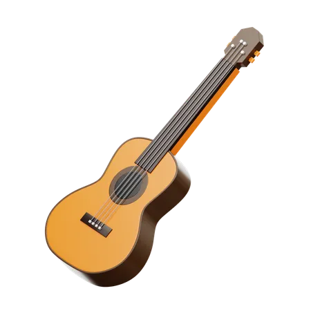 Guitare  3D Icon