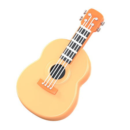 Guitare  3D Icon