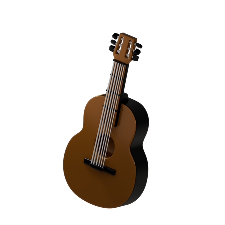 Guitare  3D Icon