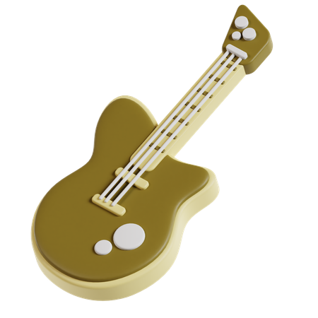 Guitare  3D Icon