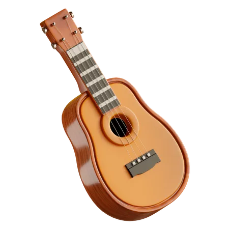 Guitare  3D Illustration