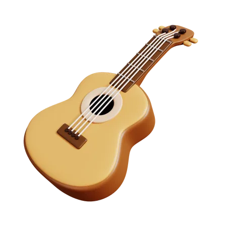 Guitare  3D Illustration