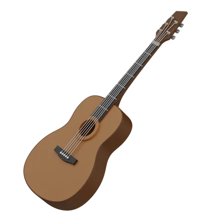 Guitare  3D Illustration