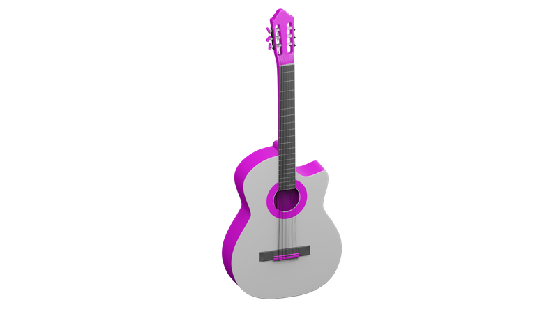 Guitare  3D Icon