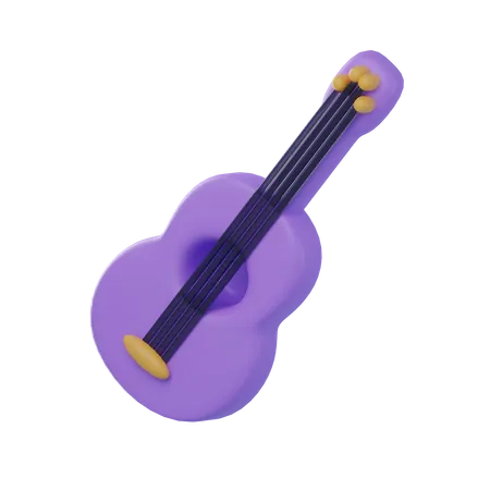 Guitare  3D Icon