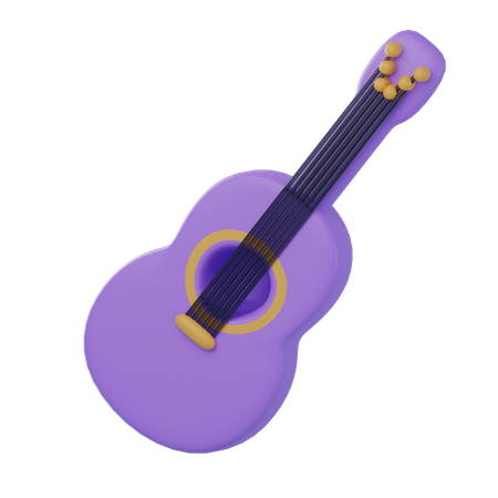 Guitare  3D Icon