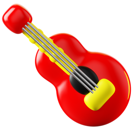 Guitare  3D Icon