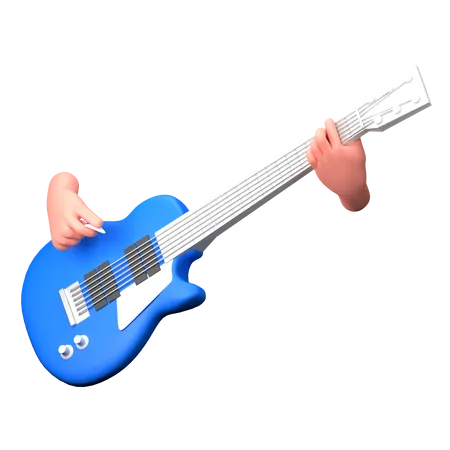 Guitare  3D Icon