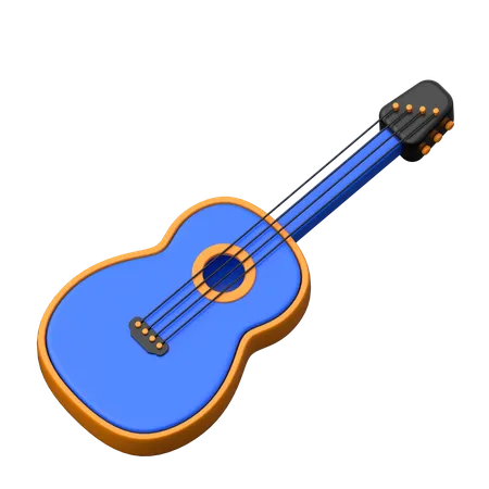 Guitare  3D Icon