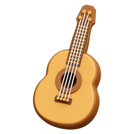 Guitare  3D Icon