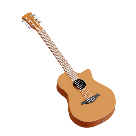 Guitare  3D Icon