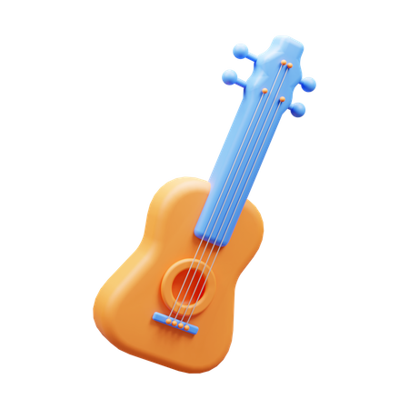 Guitare  3D Icon