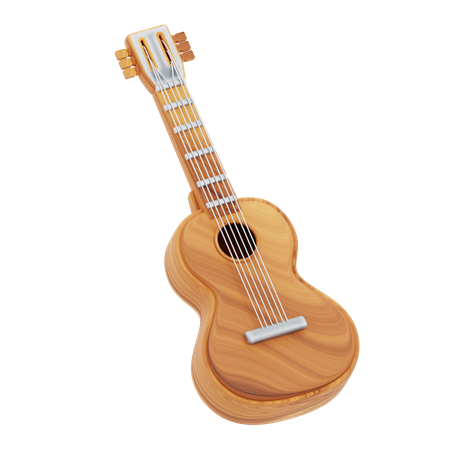 Guitare acoustique  3D Icon