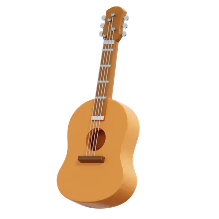 Guitare acoustique  3D Icon