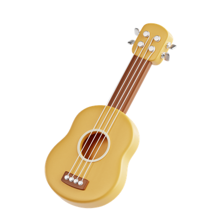 Guitare acoustique  3D Icon