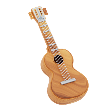 Guitare acoustique  3D Icon