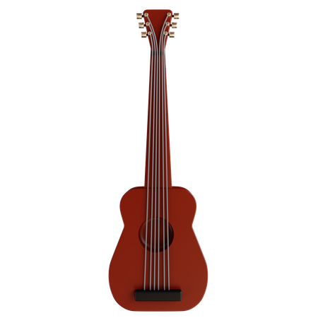 Guitare acoustique  3D Icon