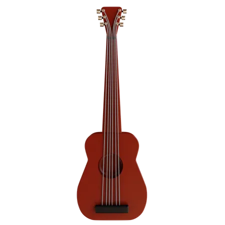 Guitare acoustique  3D Icon