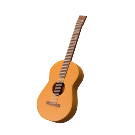 Guitare acoustique  3D Icon