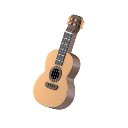 Guitare acoustique  3D Icon