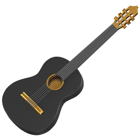 Guitare acoustique  3D Icon