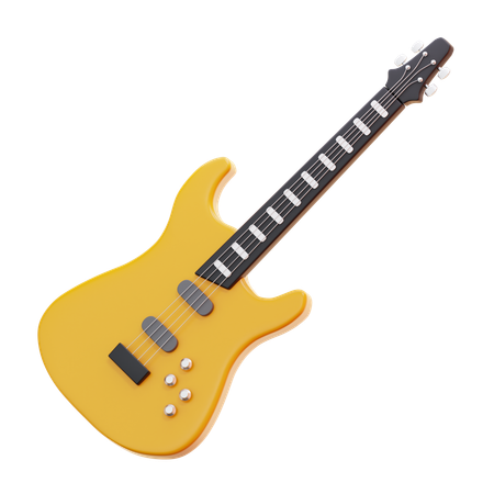 Guitare basse  3D Icon