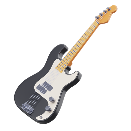 Guitare basse  3D Icon