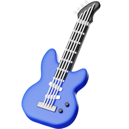 Guitare basse  3D Icon