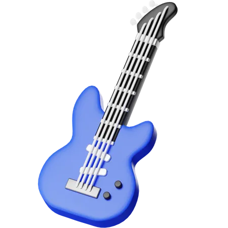 Guitare basse  3D Icon