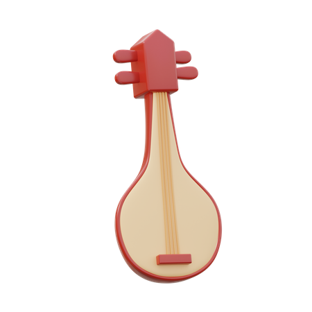 Guitare coréenne  3D Icon