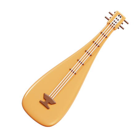 Guitare coréenne  3D Icon