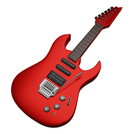 Guitare électrique  3D Icon