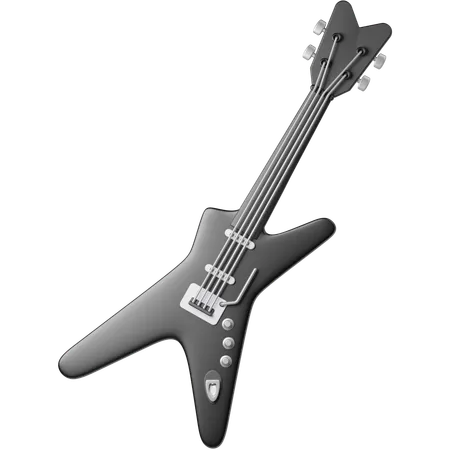 Guitare électrique  3D Icon