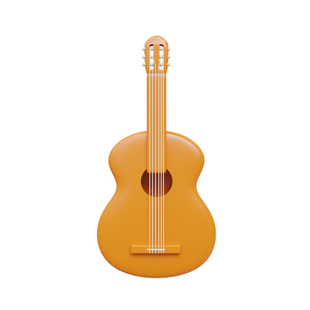 Guitarra  3D Icon