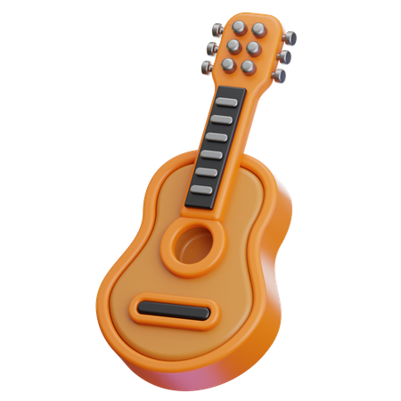 Guitarra  3D Icon