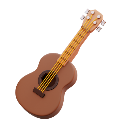 Guitarra  3D Icon