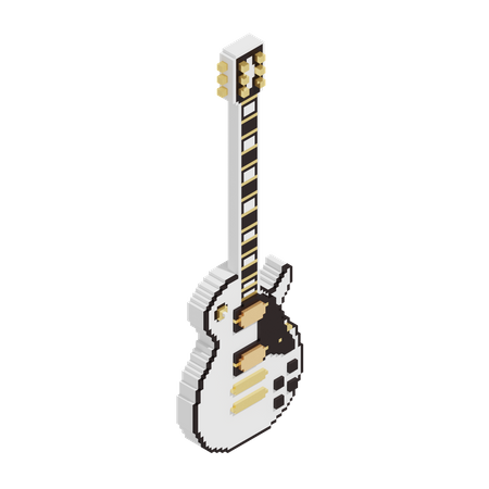 Guitarra  3D Illustration