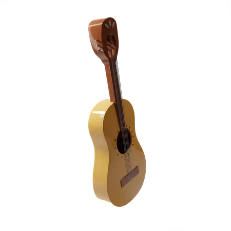 Guitarra  3D Illustration