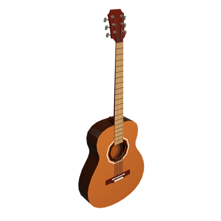 Guitarra  3D Illustration