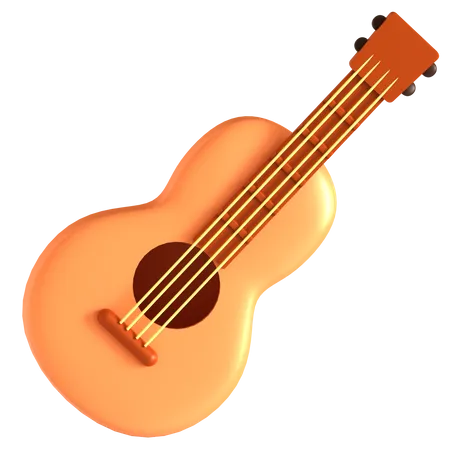 Icone 3 D De Guitarra Bom Para O Design Cinco De Mayo 3D Icon