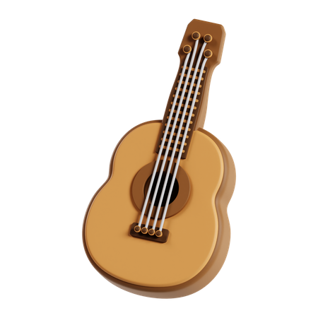 Guitarra  3D Icon