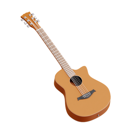 Guitarra  3D Icon